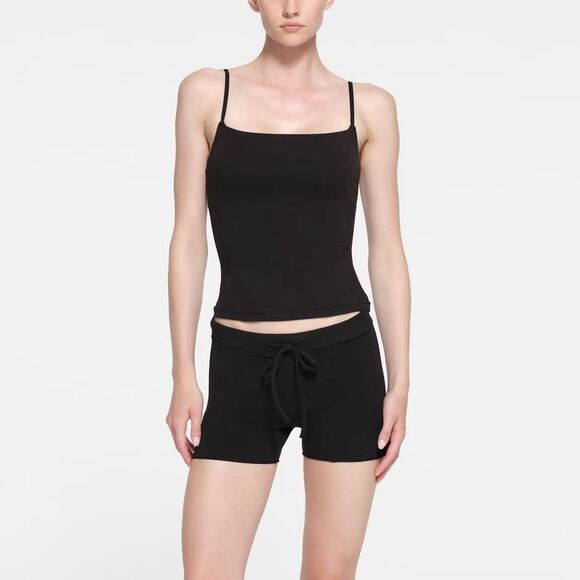 NWT SKIMS COTTON JERSEY CAMI - Size L  | Soot - Picture 1 of 5